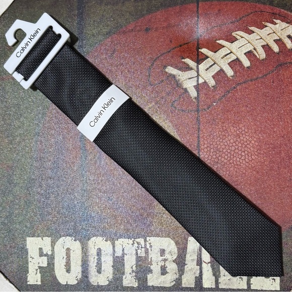 NEW CALVIN KLEIN X MEN SLIM TIE ALL BLACK SILK DOT SUIT CASUAL DRESS SHIRT PARTY - Picture 5 of 11